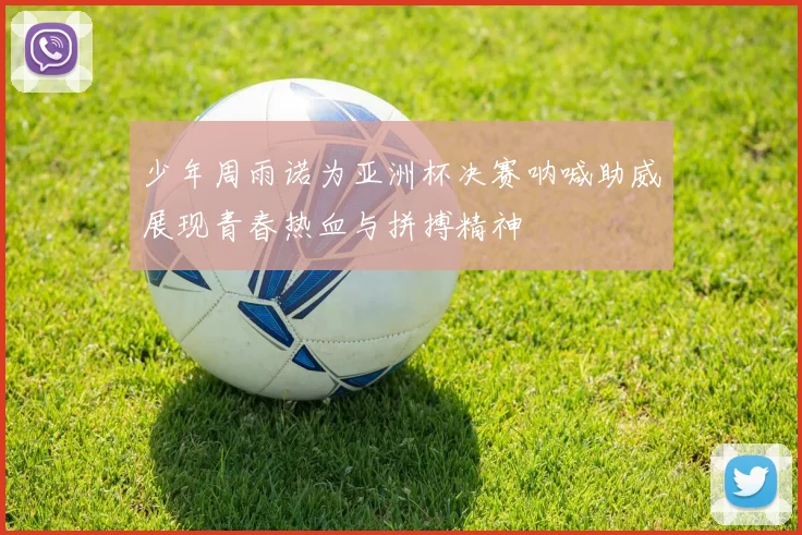 少年周雨诺为亚洲杯决赛呐喊助威展现青春热血与拼搏精神
